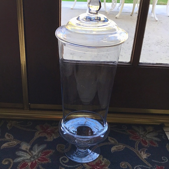 Other - Apothecary Footed Glass Jar / Tall